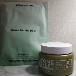 Grace and stella foot peel stone street body cream